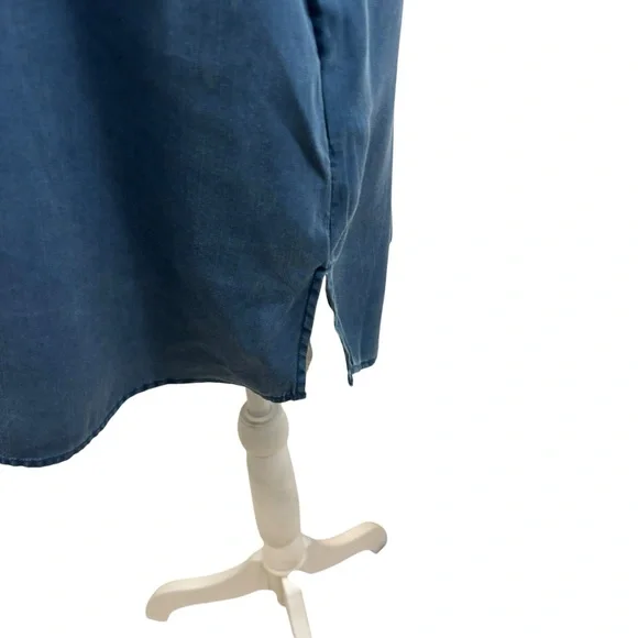 Brand new with Tags Ladies‎ Old Navy Relaxed Tencel® Shirt Blue Size XL - Picture 7 of 15